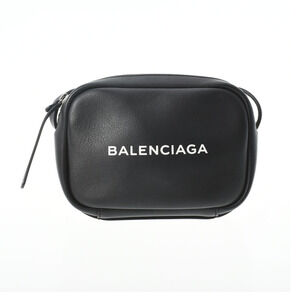 BALENCIAGA Camera Bag Black Calfskin Shoulder